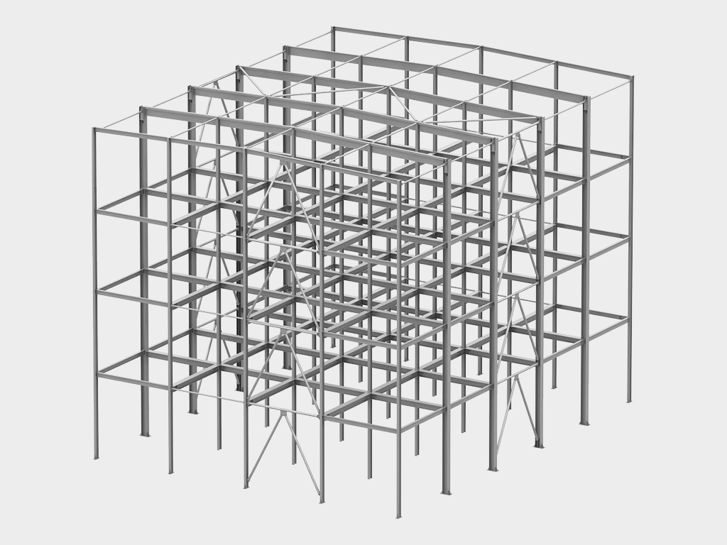 Шарнирно-связевой каркас.
